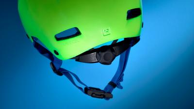 Bontrager Helm Bontrager Jet WaveCel Youth Vis Green/Royal C Produktbild 13