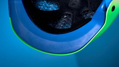 Bontrager Helm Bontrager Jet WaveCel Youth Vis Green/Royal C Produktbild 14